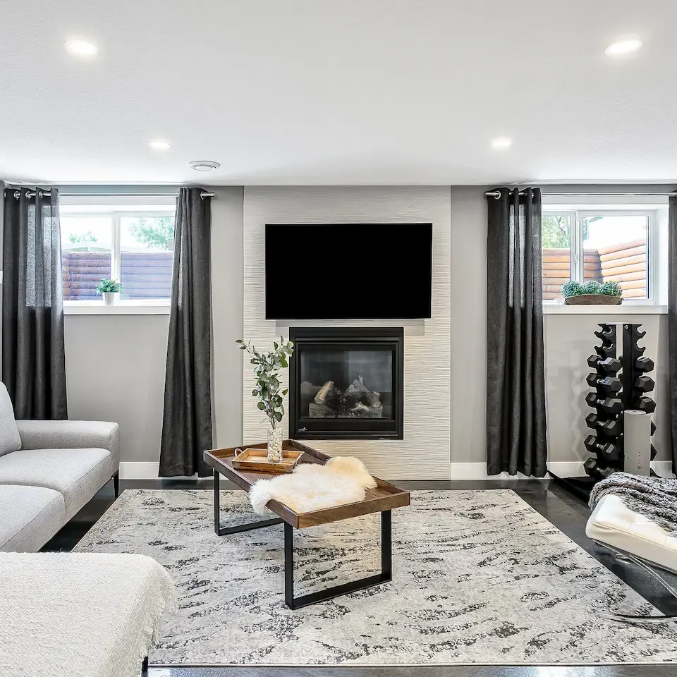 Basement a fter work done